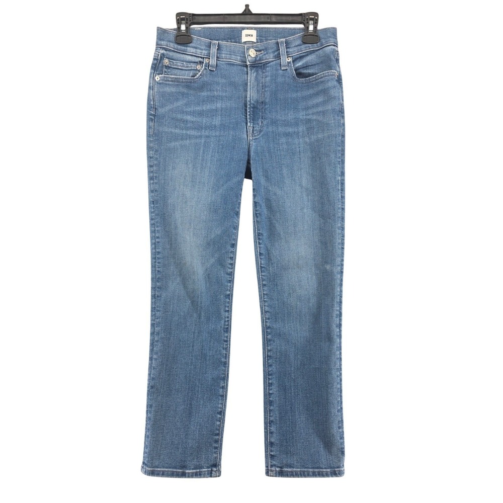 Edwin Straight Leg Mid Rise Jeans